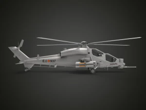 Agusta A129 Mangusta 3D Model