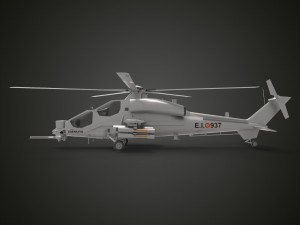 Agusta A129 Mangusta Modello 3D