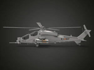 Agusta A129 Mangusta 3D Model