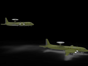 Airborne Early Warning and Control Modelo 3D