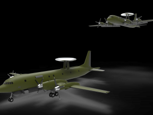 Airborne Early Warning and Control Modelo 3D