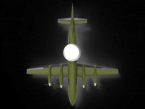 Airborne Early Warning and Control Modelo 3D