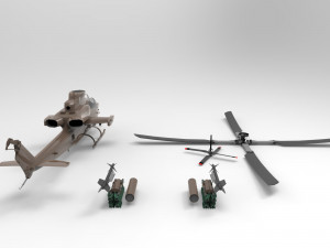 Bell AH-1Z Viper 3D Model