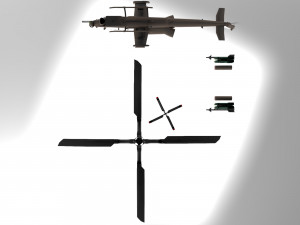 Bell AH-1Z Viper 3D Модель