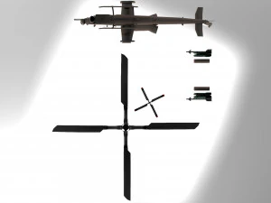 Bell AH-1Z Viper 3D Model