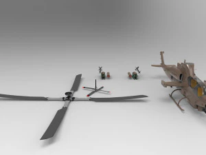 Bell AH-1Z Viper 3D Model