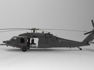 Sikorsky UH-60 Black Hawk 3D Model