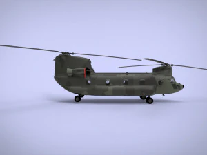 Boeing CH-47 Chinook 3D Model