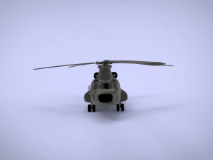 Boeing CH-47 Chinook 3D Model