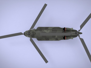 Boeing CH-47 Chinook Model 3D