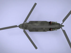 Boeing CH-47 Chinook 3D Model