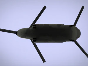 Boeing CH-47 Chinook 3D Model