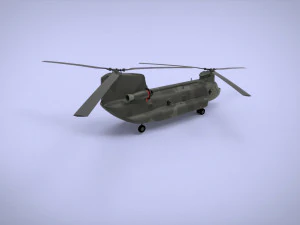 Boeing CH-47 Chinook 3D Model