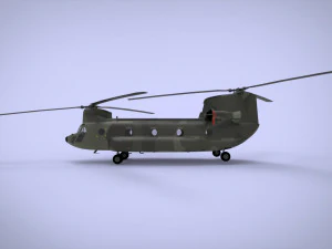 Boeing CH-47 Chinook 3D Model