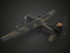 Lockheed C-130 Hercules Modello 3D