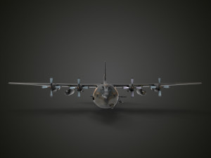 Lockheed C-130 Hercules Modello 3D