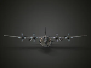 Lockheed C-130 Hercules 3D Model