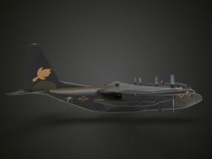 Lockheed C-130 Hercules Modello 3D