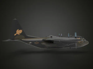 Lockheed C-130 Hercules 3D Model