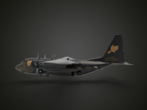 Lockheed C-130 Hercules Modello 3D