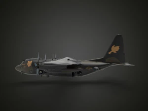 Lockheed C-130 Hercules 3D Model