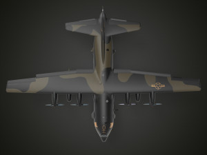 Lockheed C-130 Hercules Modello 3D