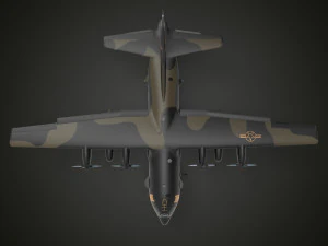 Lockheed C-130 Hercules 3D Model