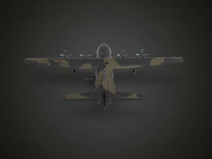 Lockheed C-130 Hercules 3D Model