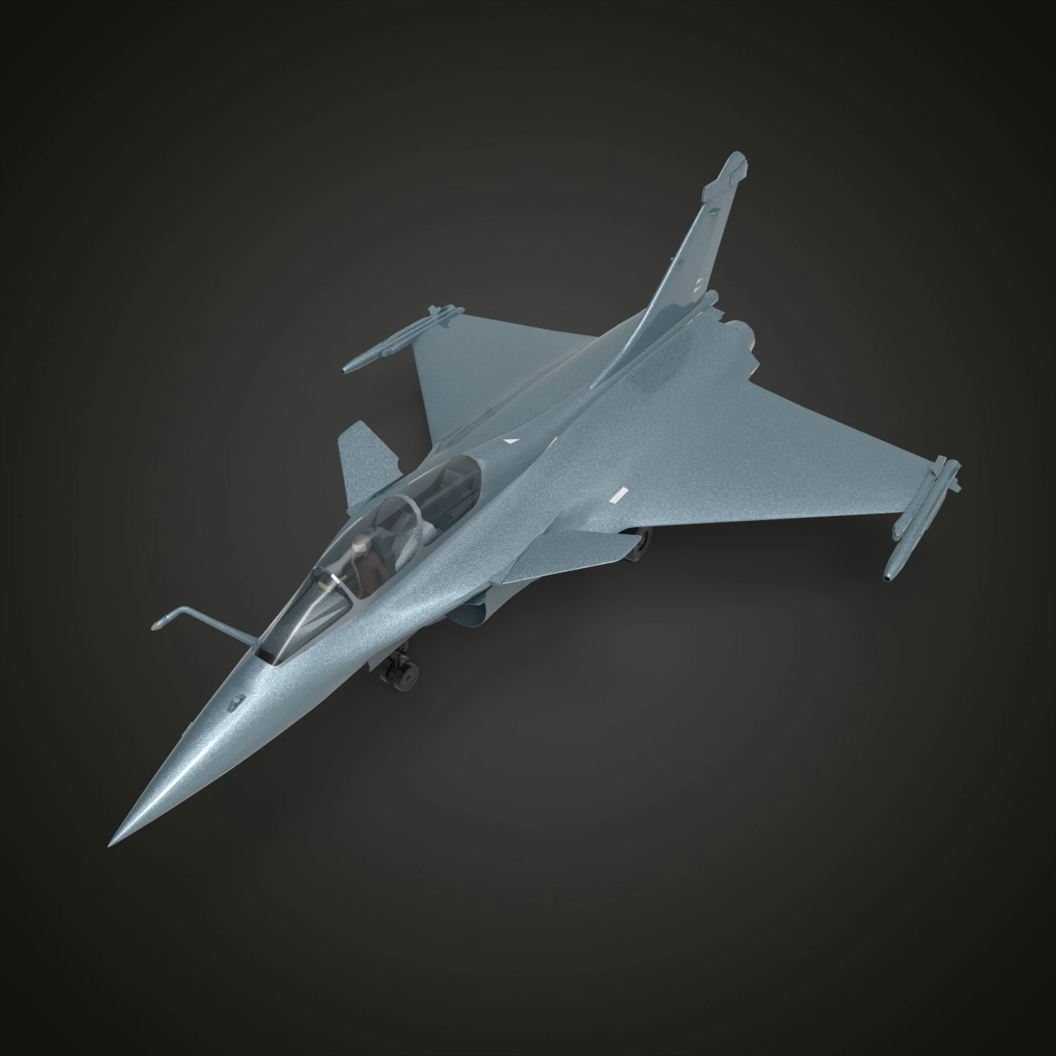 Dassault Rafale 3D Model .c4d .max .obj .3ds .fbx .stl .blend 