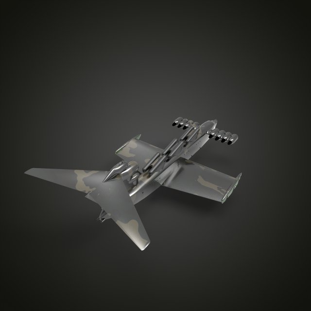 Lun-class ekranoplan 3D Model .c4d .max .obj .3ds .fbx .lwo .lw .lws