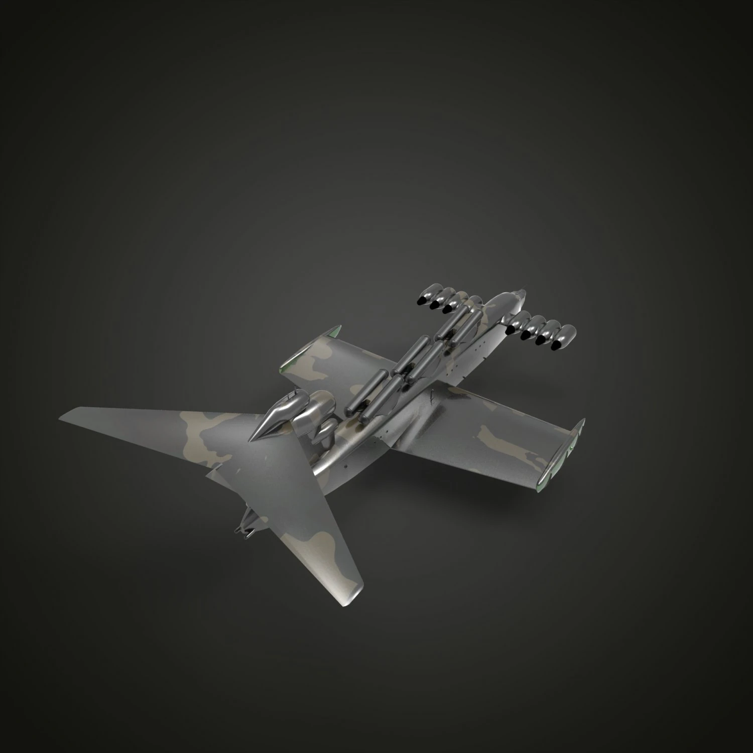 Lun-class ekranoplan 3D Model .c4d .max .obj .3ds .fbx .stl .blend 