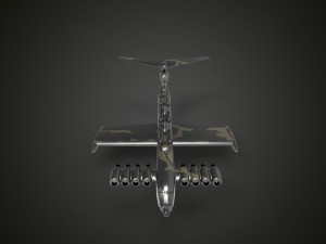 Lun-class ekranoplan 3D Model