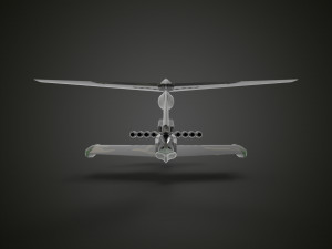 Lun-class ekranoplan 3D Model