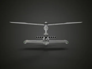 Lun-class ekranoplan 3D Model