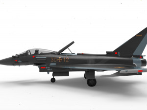 Eurofighter Typhoon Model 3D