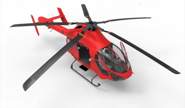 MD 900 Helicopters 3D Модель .c4d .max .obj .3ds .fbx .stl .blend 