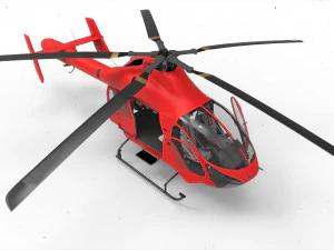 MD 900 헬리콥터 3D 모델