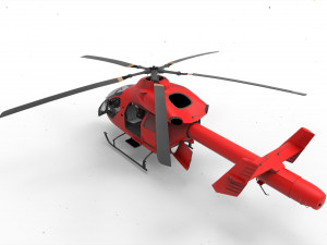 MD 900 Helicopters 3D Модель