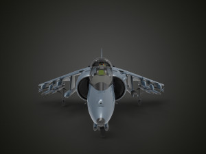 Harrier Jump Jet 3D 模型