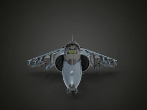 Harrier Jump Jet 3D Model