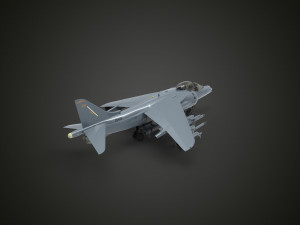 Harrier Jump Jet 3D 模型