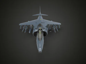 Harrier Jump Jet 3D Model