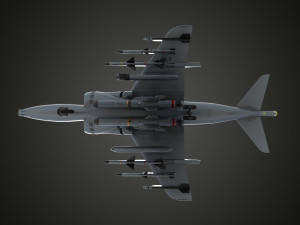 Harrier Jump Jet 3D 模型