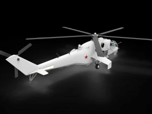 Mil Mi-24 3D Model