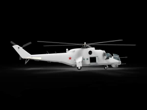 Mil Mi-24 3D Model