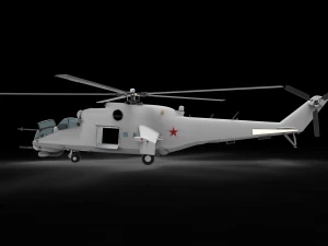 Mil Mi-24 3D Model