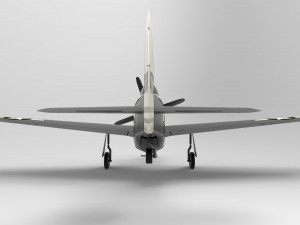North American P-51 Mustang Model 3D