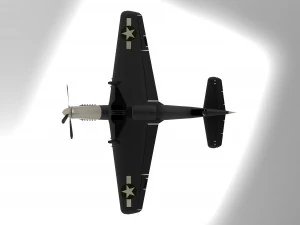 Noord-Amerikaanse P-51 Mustang 3D Model