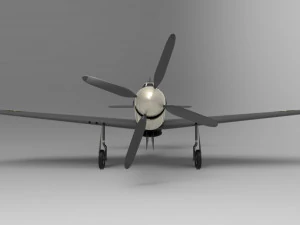 Noord-Amerikaanse P-51 Mustang 3D Model