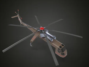 Sikorsky CH-54 Tarhe Model 3D